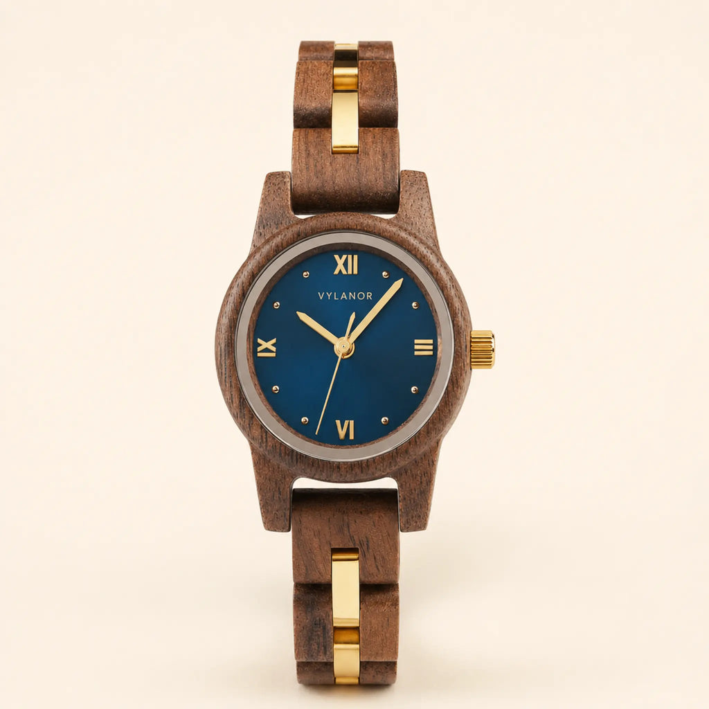Reloj de madera para mujer Celeste