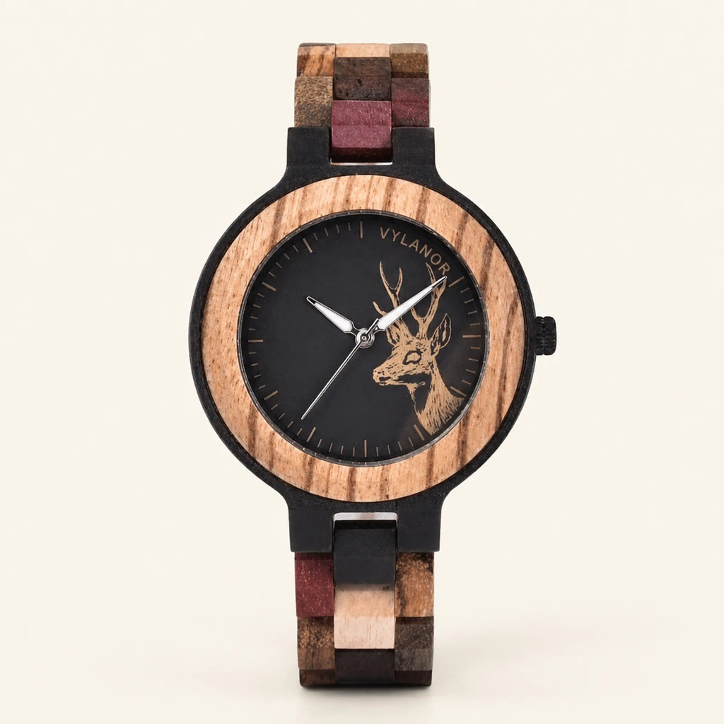 Reloj de madera para mujer Nerea
