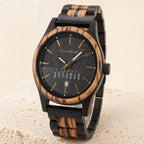 Reloj de madera para hombre Atlas