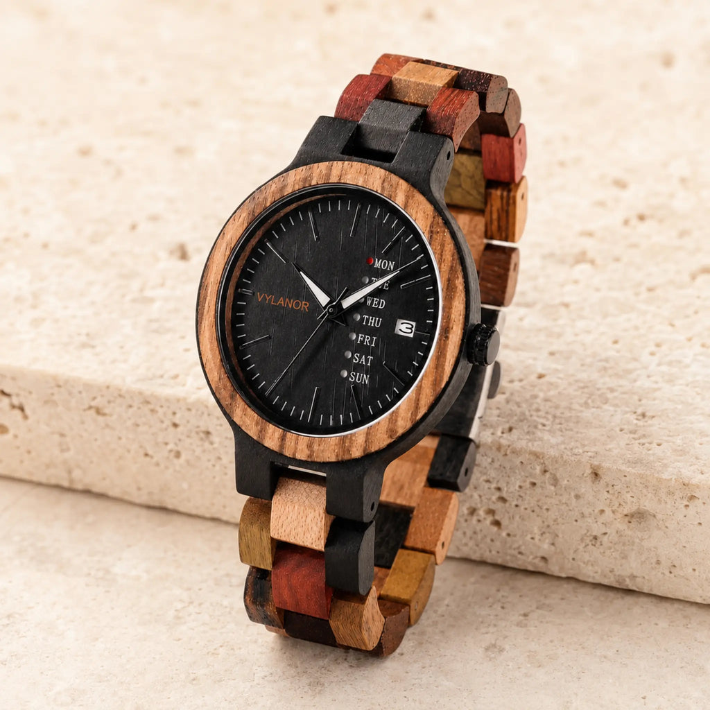 Reloj de madera para mujer Aria