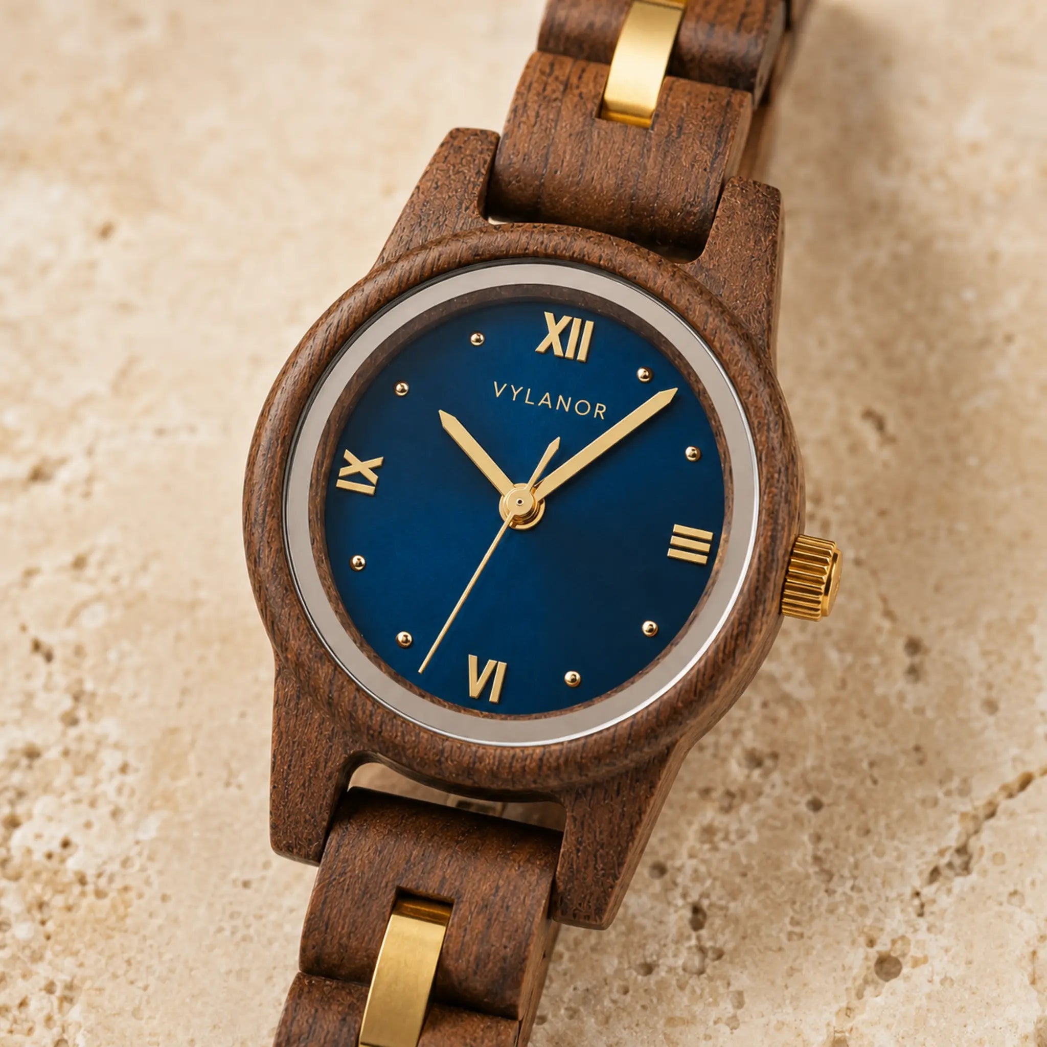 Reloj de madera para mujer Celeste