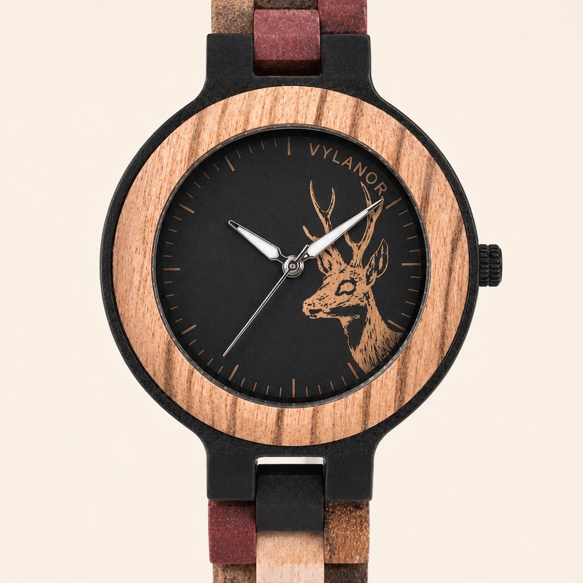 Reloj de madera para mujer Nerea