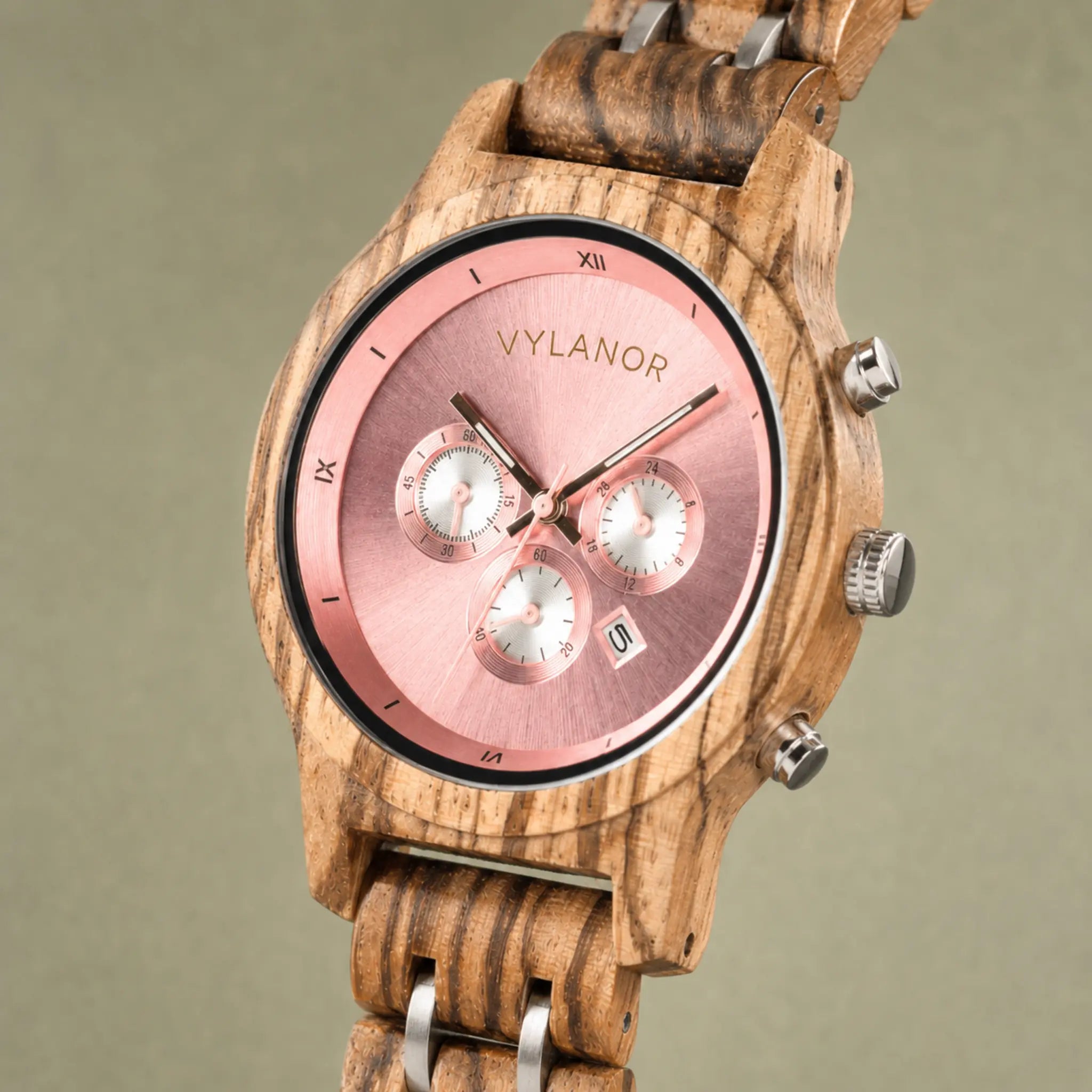 Reloj de madera para mujer Roselia