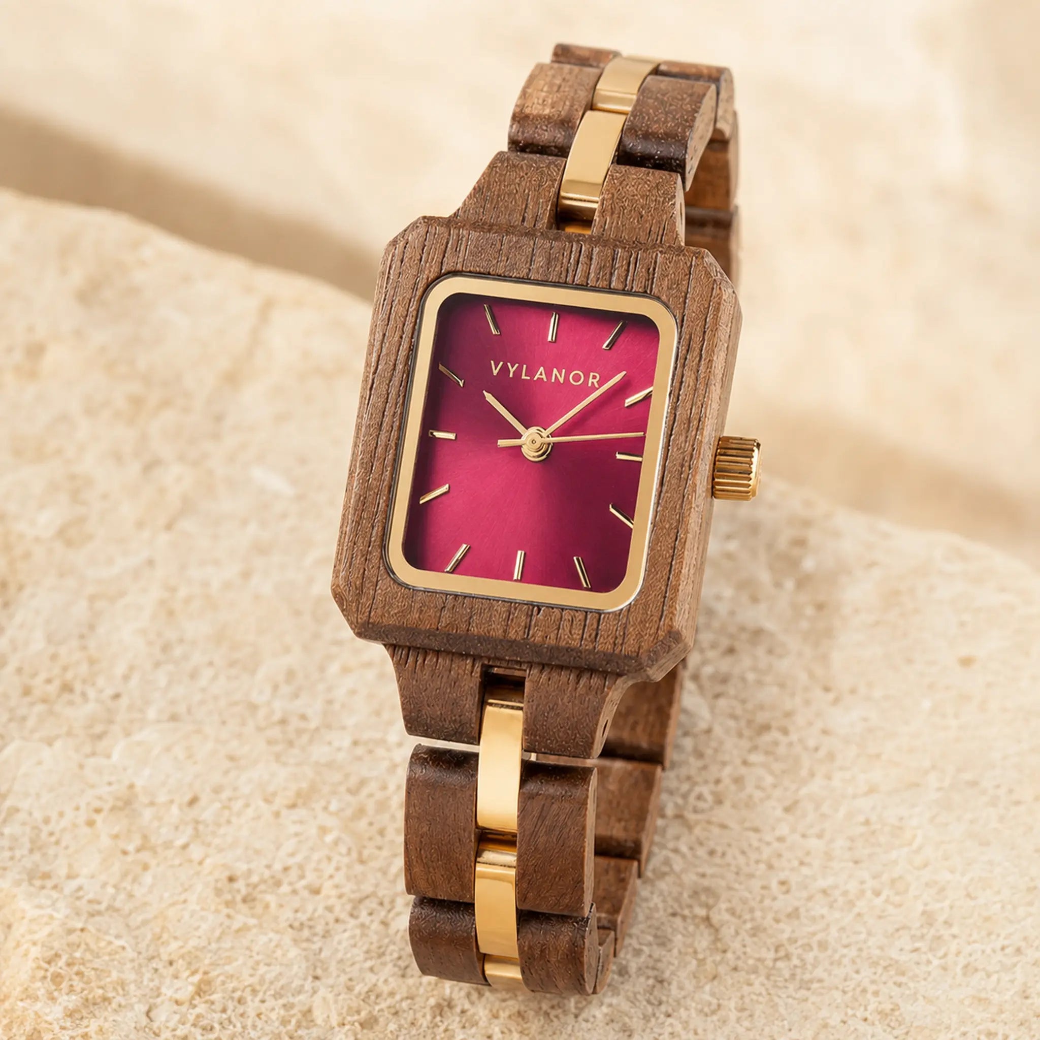 Reloj de madera para mujer Rubí