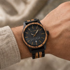 Reloj de madera para hombre Atlas