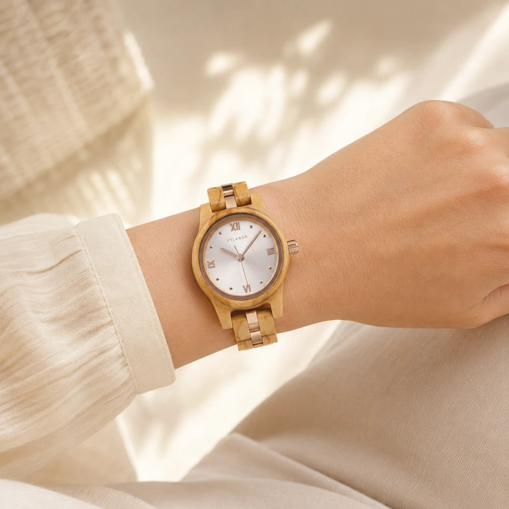 Reloj de madera para mujer Luma