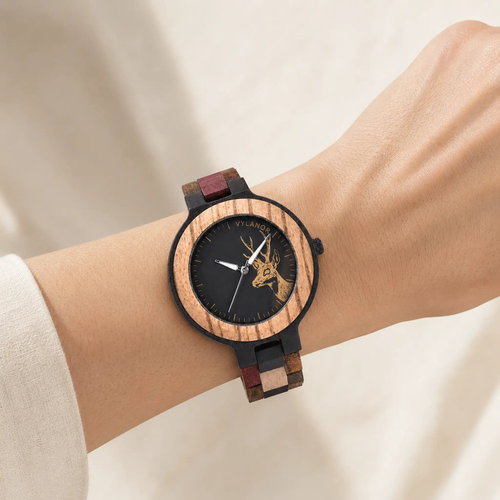 Reloj de madera para mujer Nerea