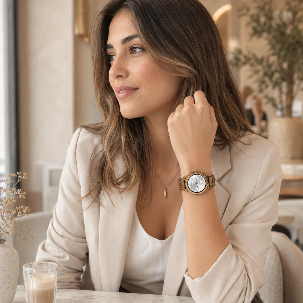 Reloj de madera para mujer Alba