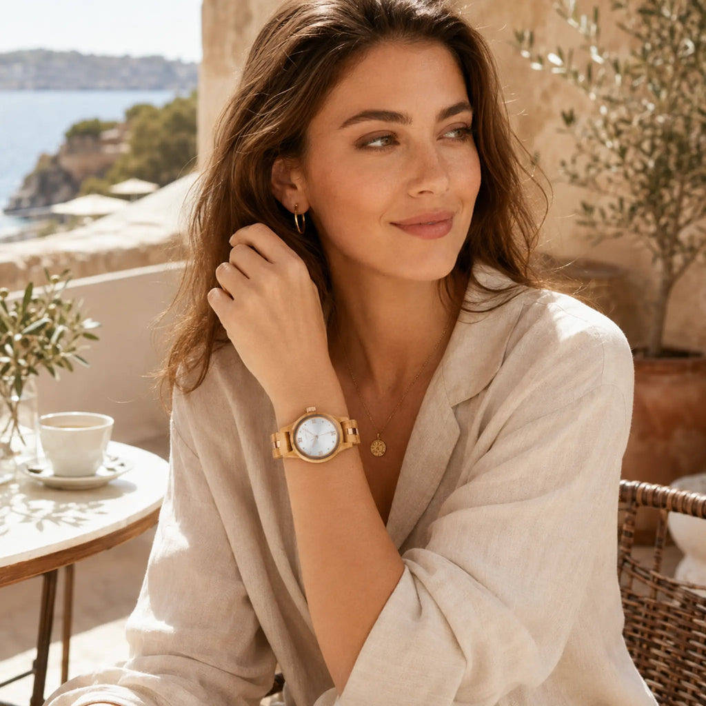 Reloj de madera para mujer Luma
