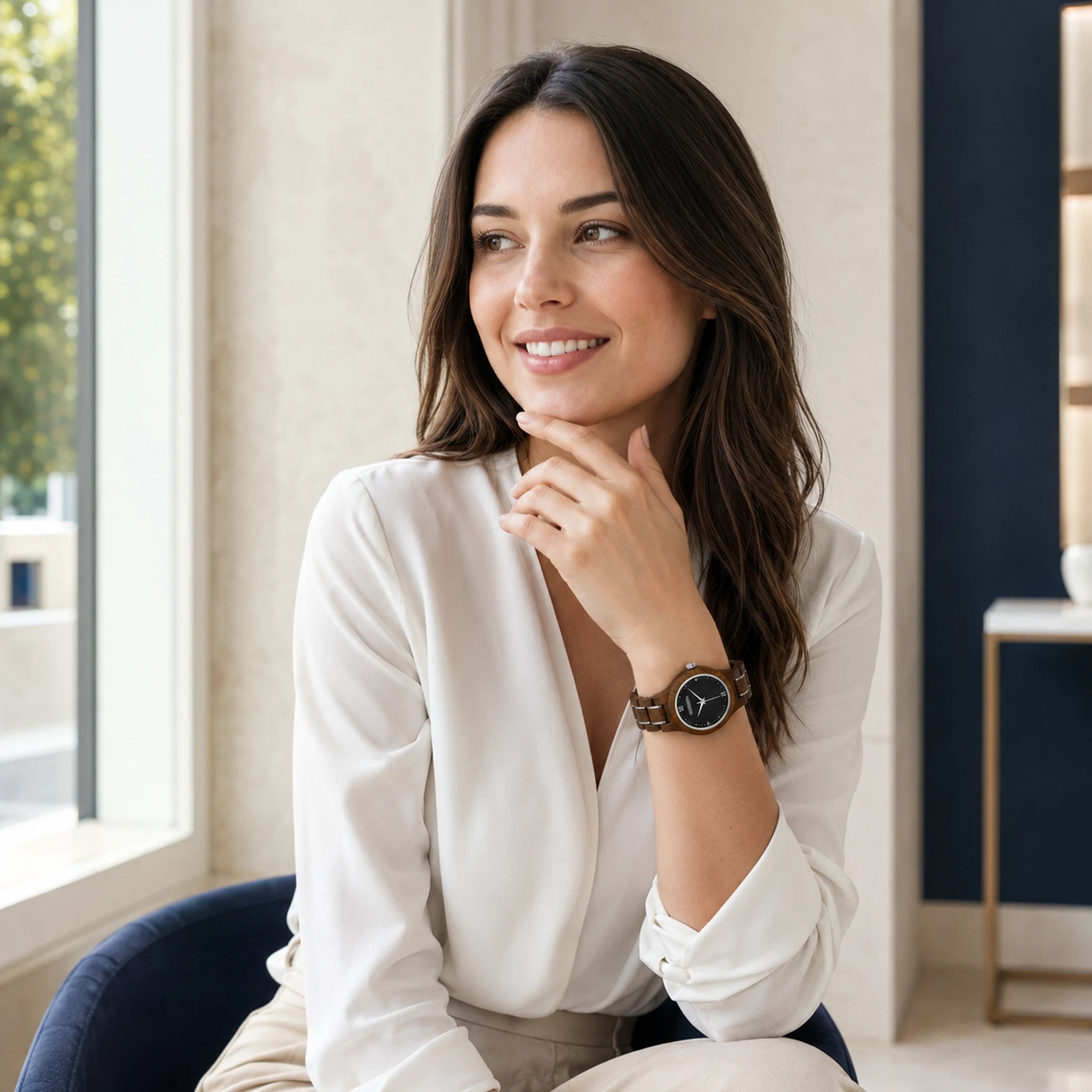 Reloj de madera para mujer Noira