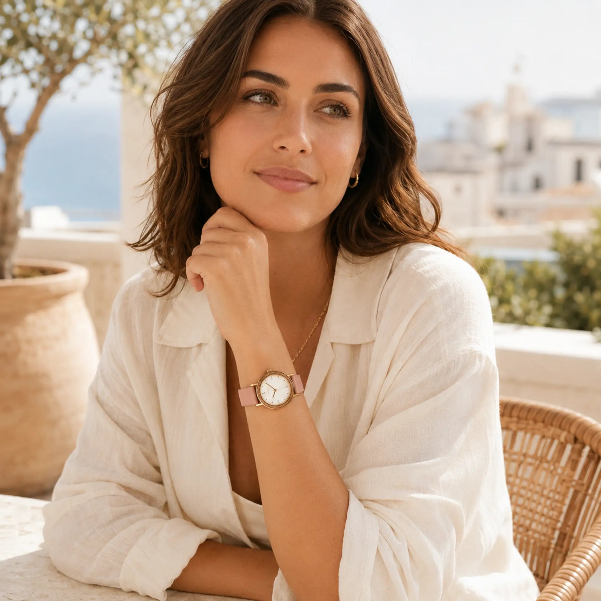 Reloj de madera para mujer Siena