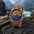 Reloj de madera para hombre Boreal