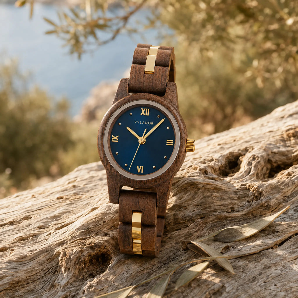 Reloj de madera para mujer Celeste
