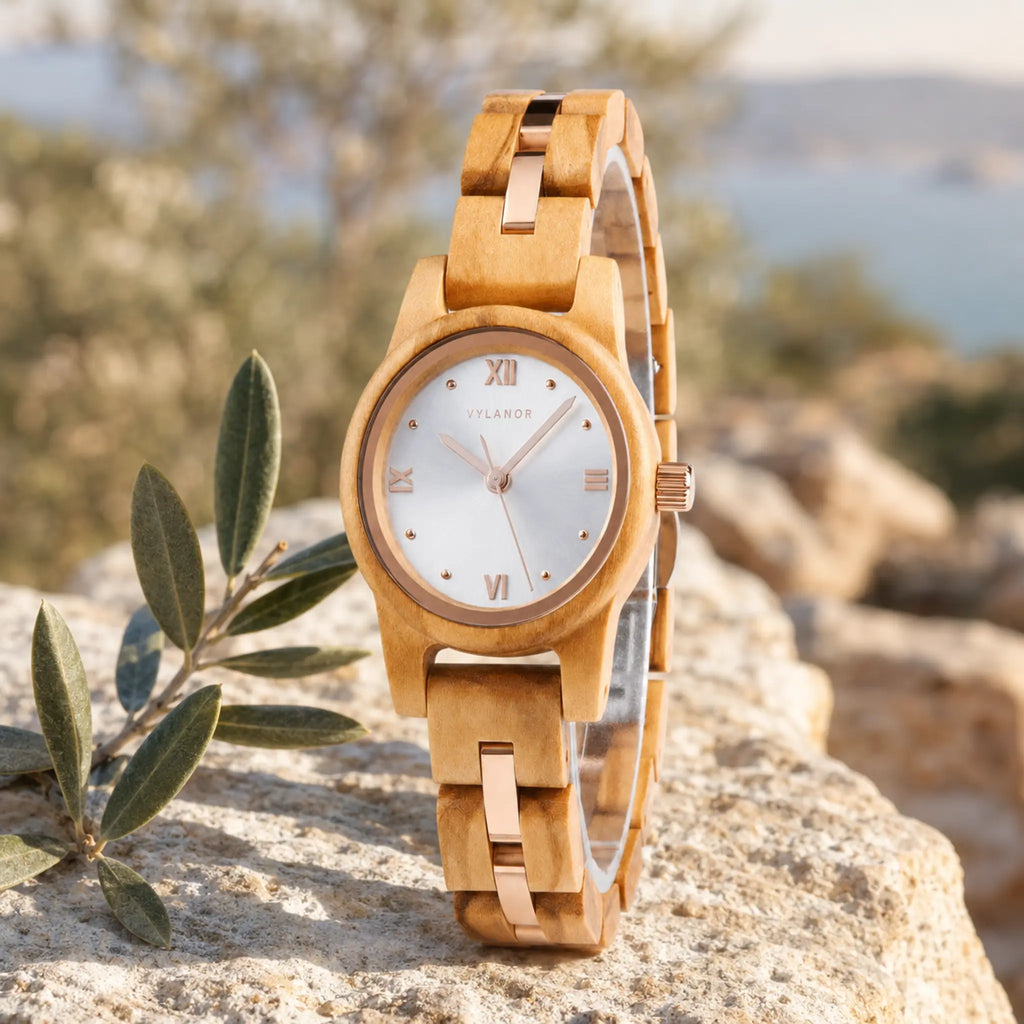 Reloj de madera para mujer Luma