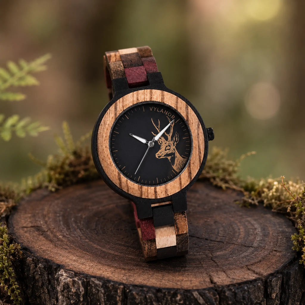 Reloj de madera para mujer Nerea