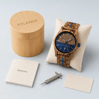 Reloj de madera para hombre Boreal
