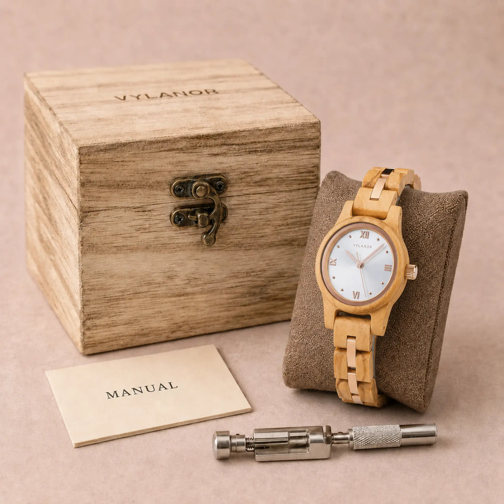 Reloj de madera para mujer Luma