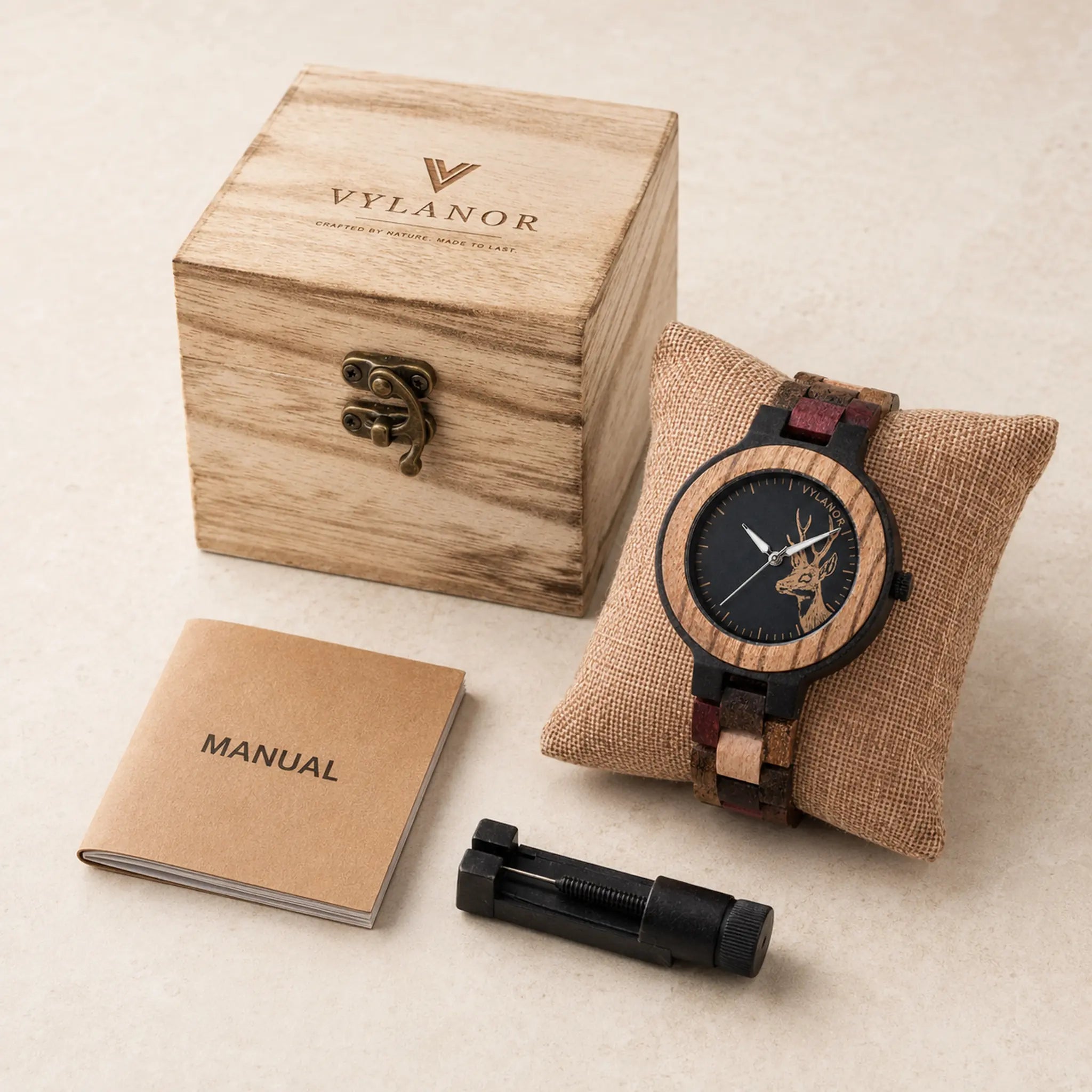 Reloj de madera para mujer Nerea