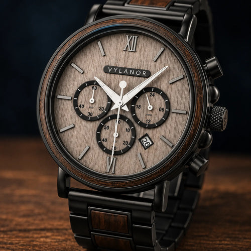 Reloj de madera para hombre Aldor