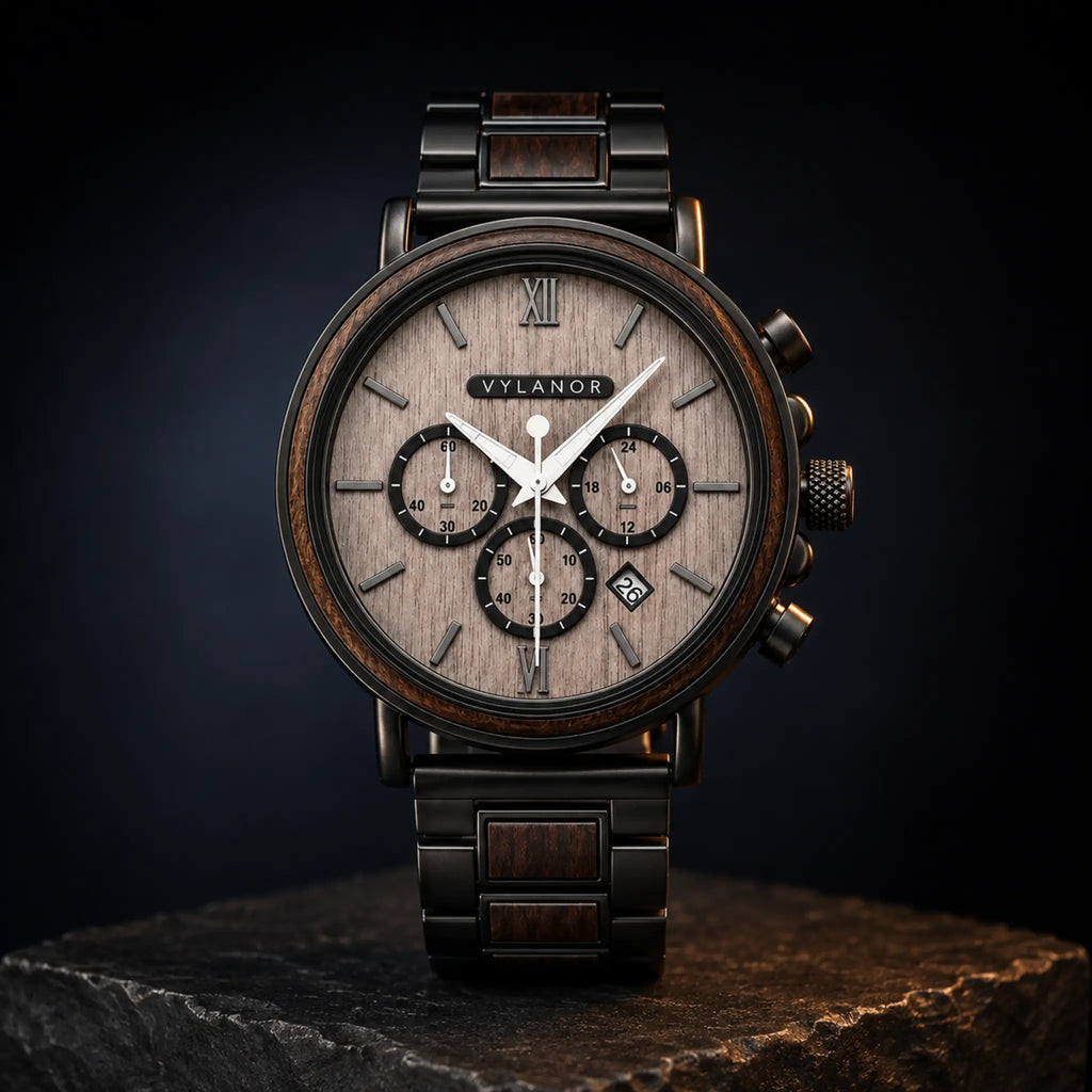 Reloj de madera para hombre Aldor