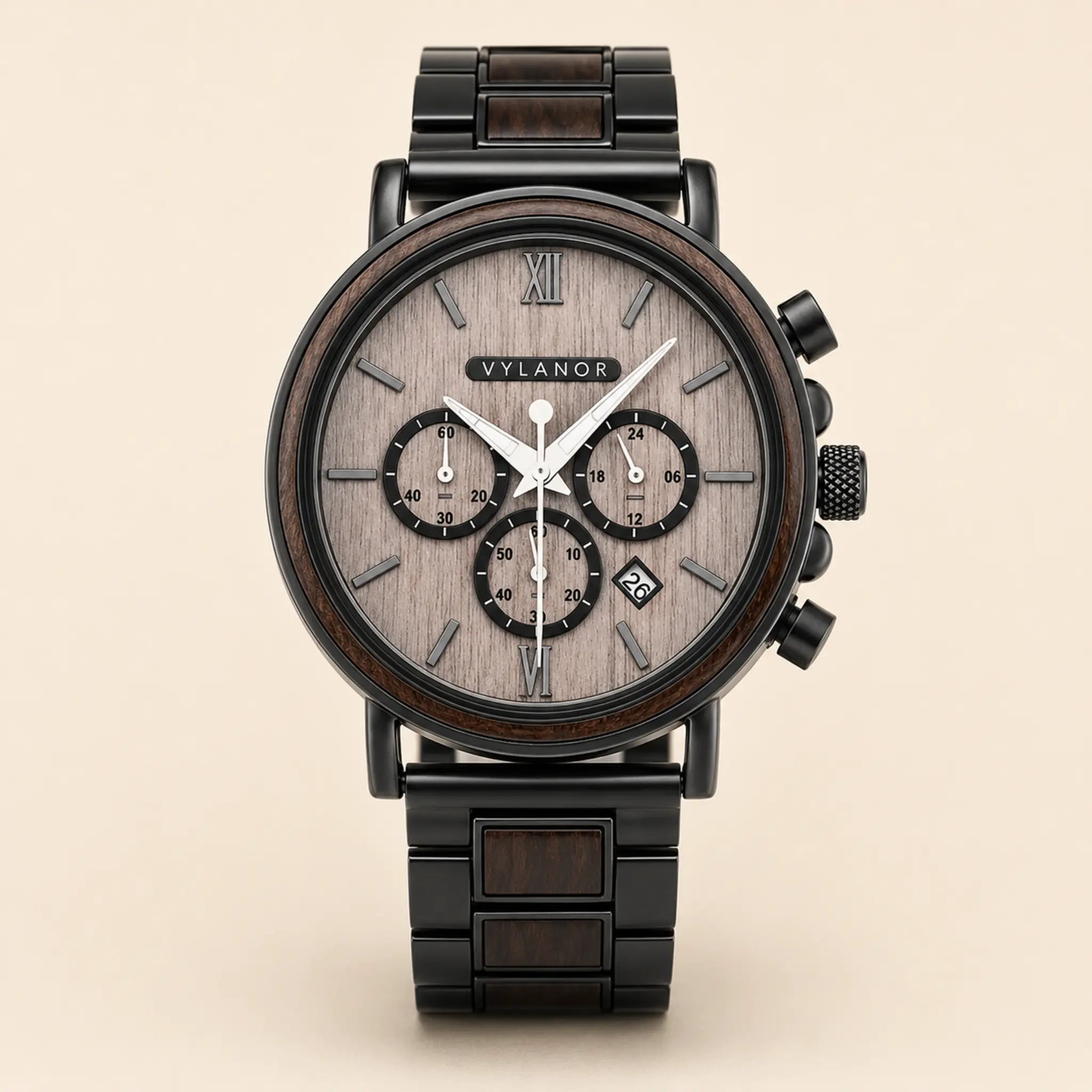 Reloj de madera para hombre Aldor