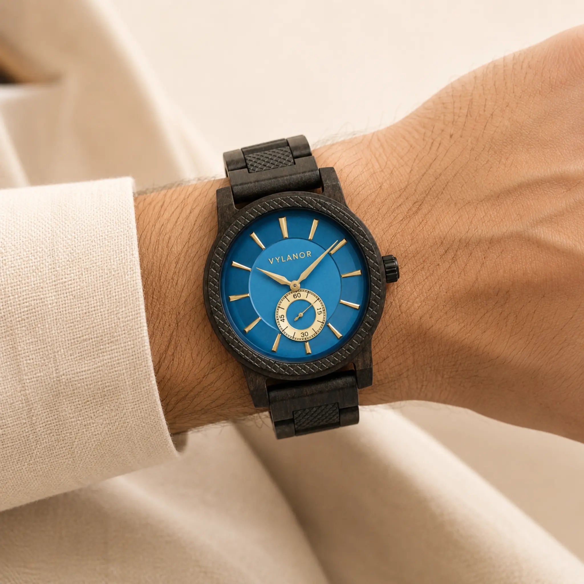 Reloj de madera para hombre Ares