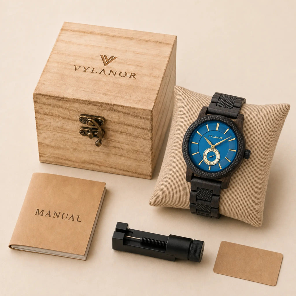 Reloj de madera para hombre Ares