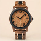 Reloj de madera para hombre Cedro