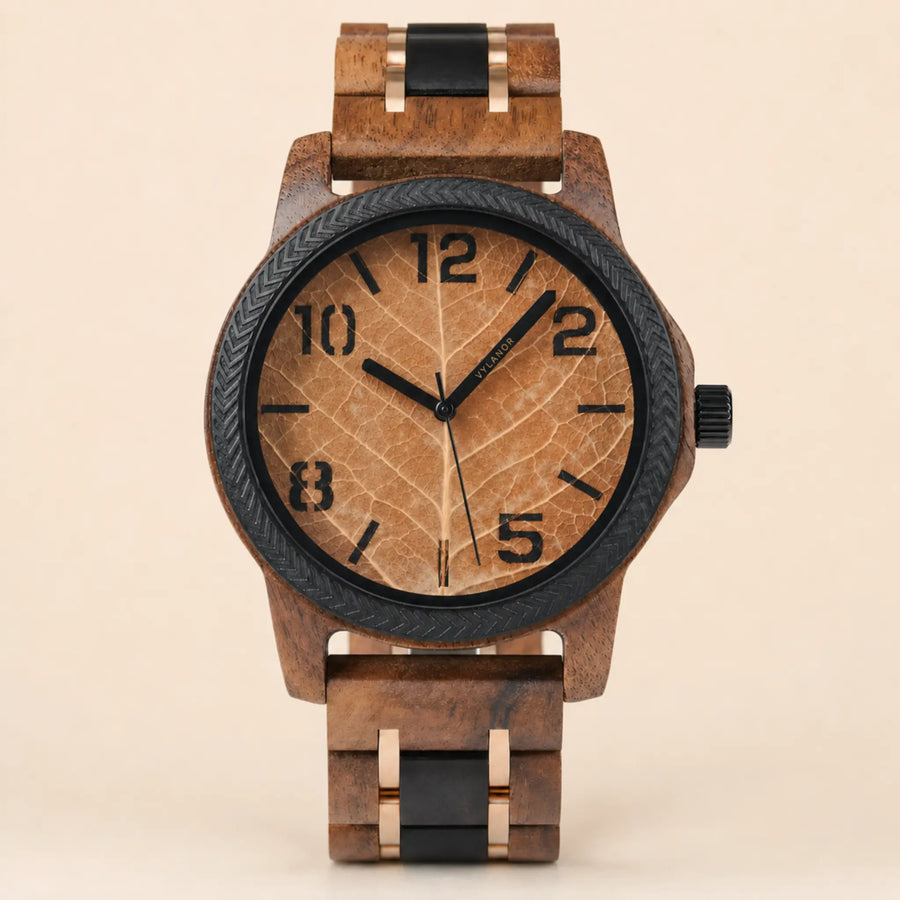 Reloj de madera para hombre Cedro