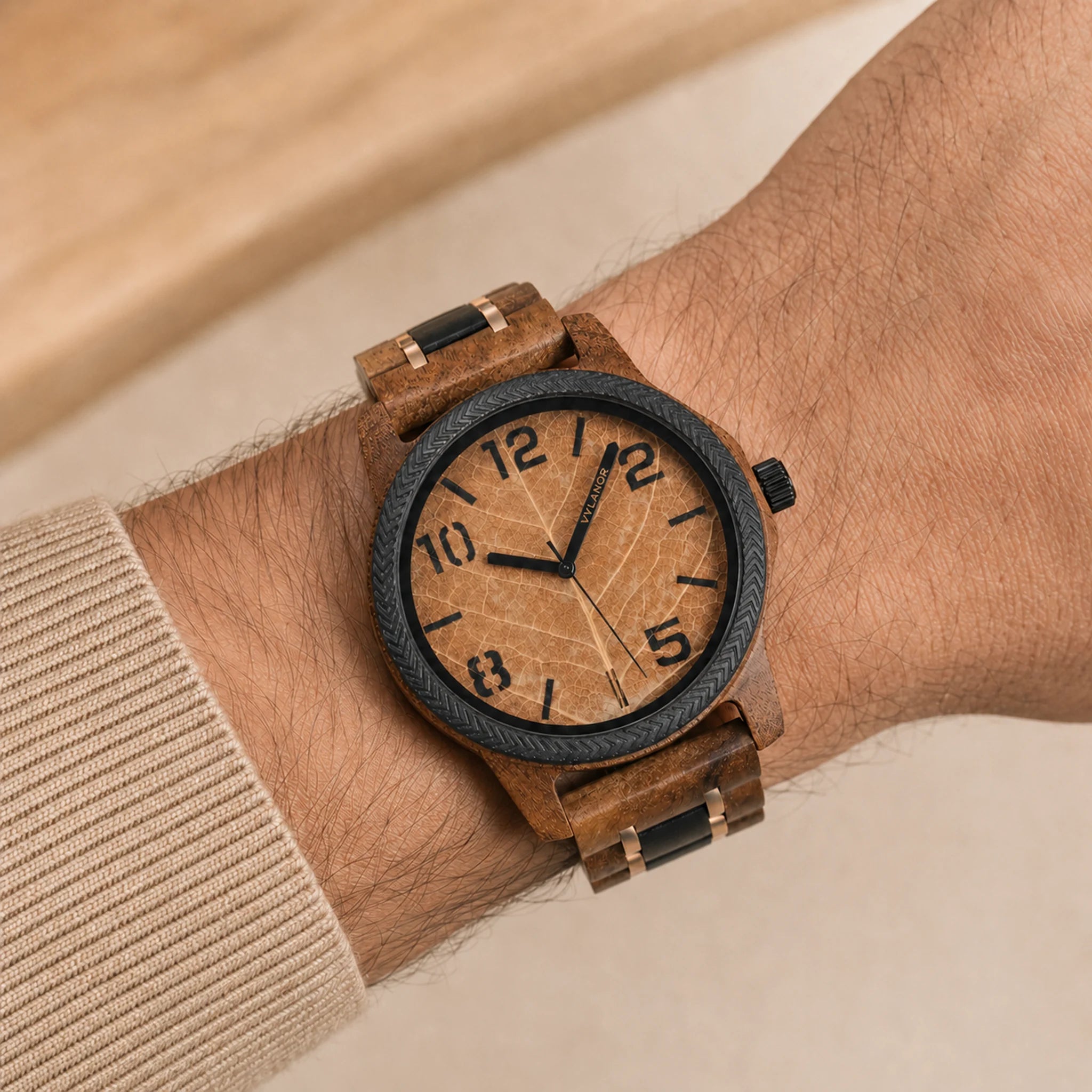 Reloj de madera para hombre Cedro