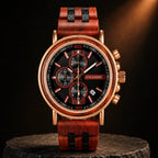 Reloj de madera para hombre Cobre