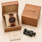 Reloj de madera para hombre Cobre