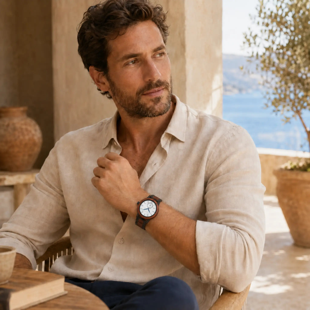 Reloj de madera para hombre Dorian