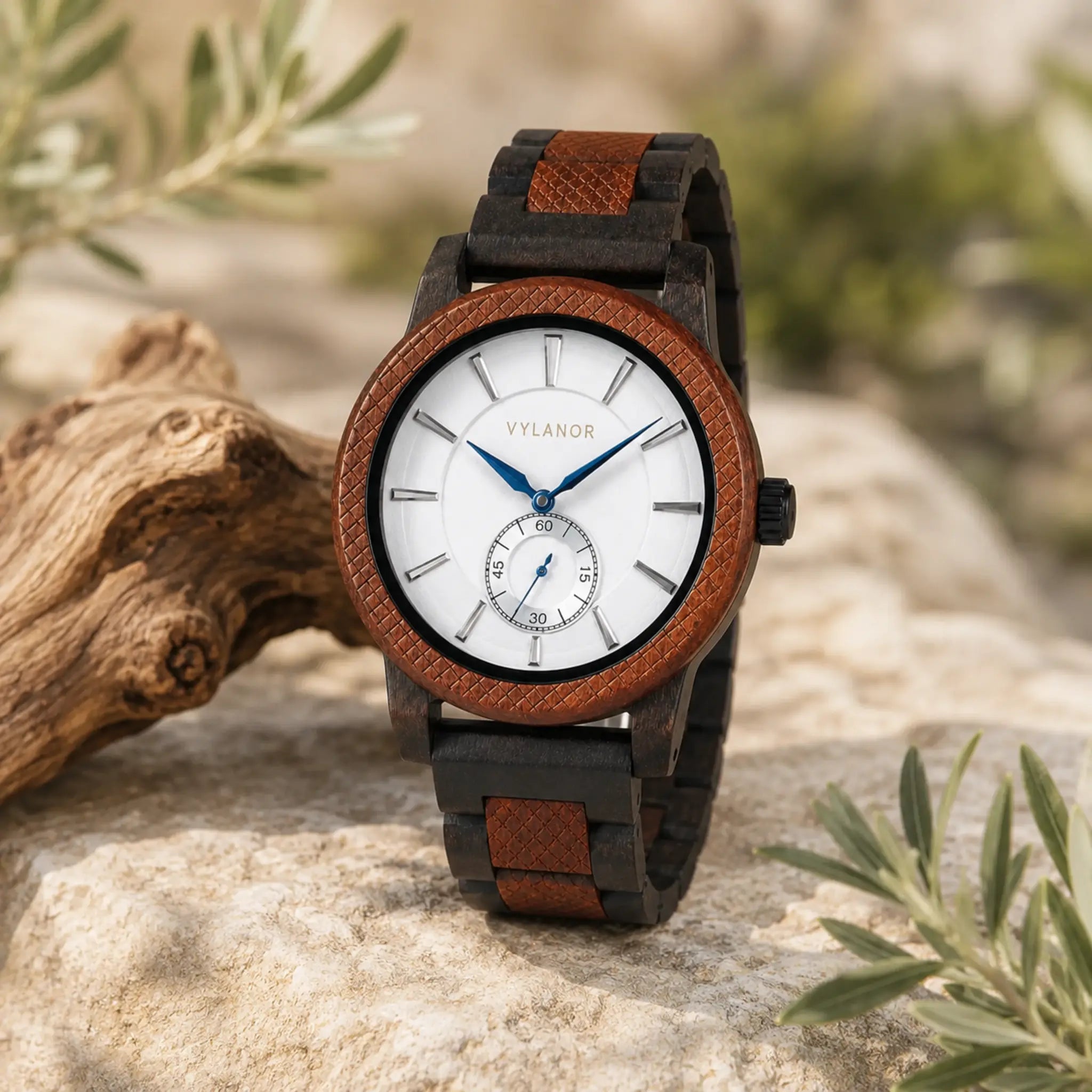 Reloj de madera para hombre Dorian