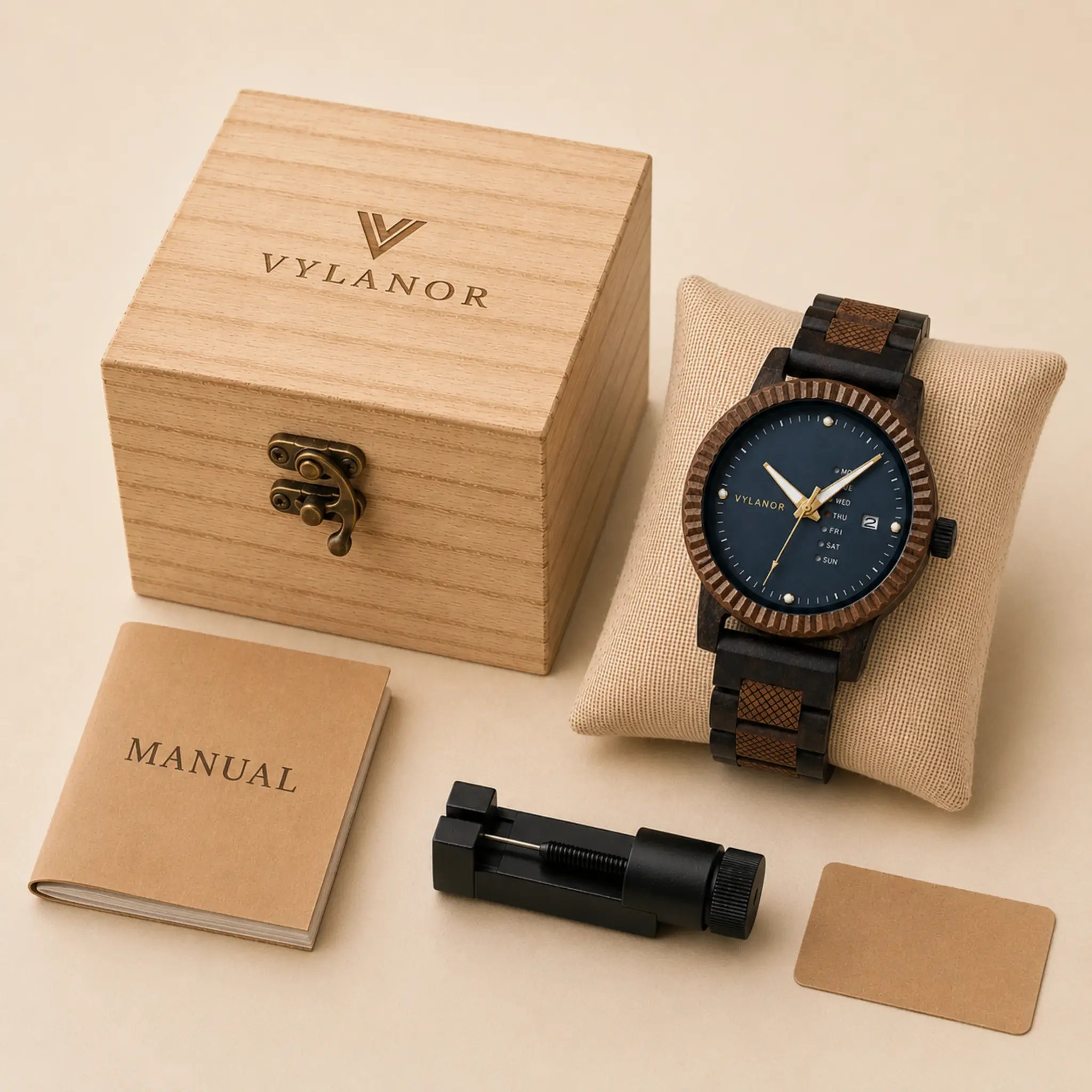 Reloj de madera para hombre Einar