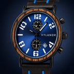 Reloj de madera para hombre Indigo