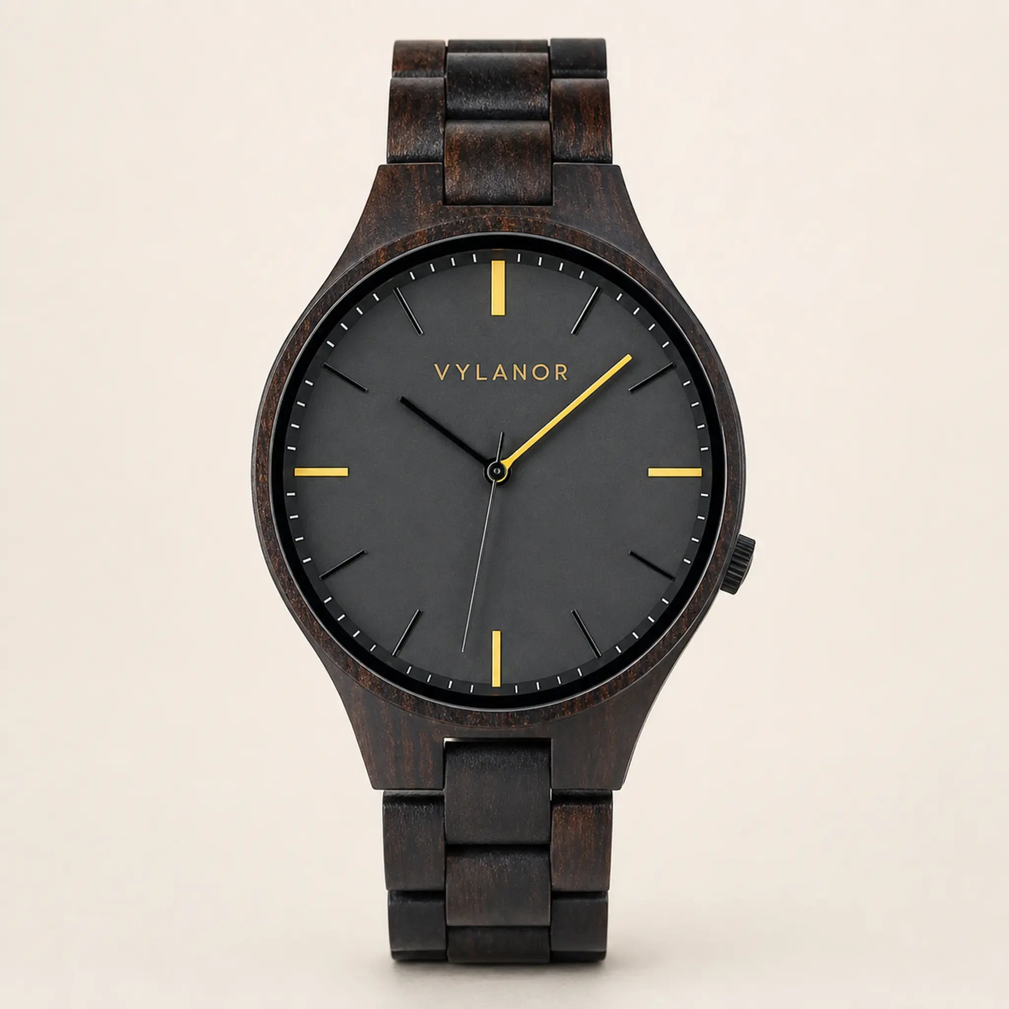 Reloj de madera para hombre Onyx