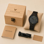 Reloj de madera para hombre Onyx