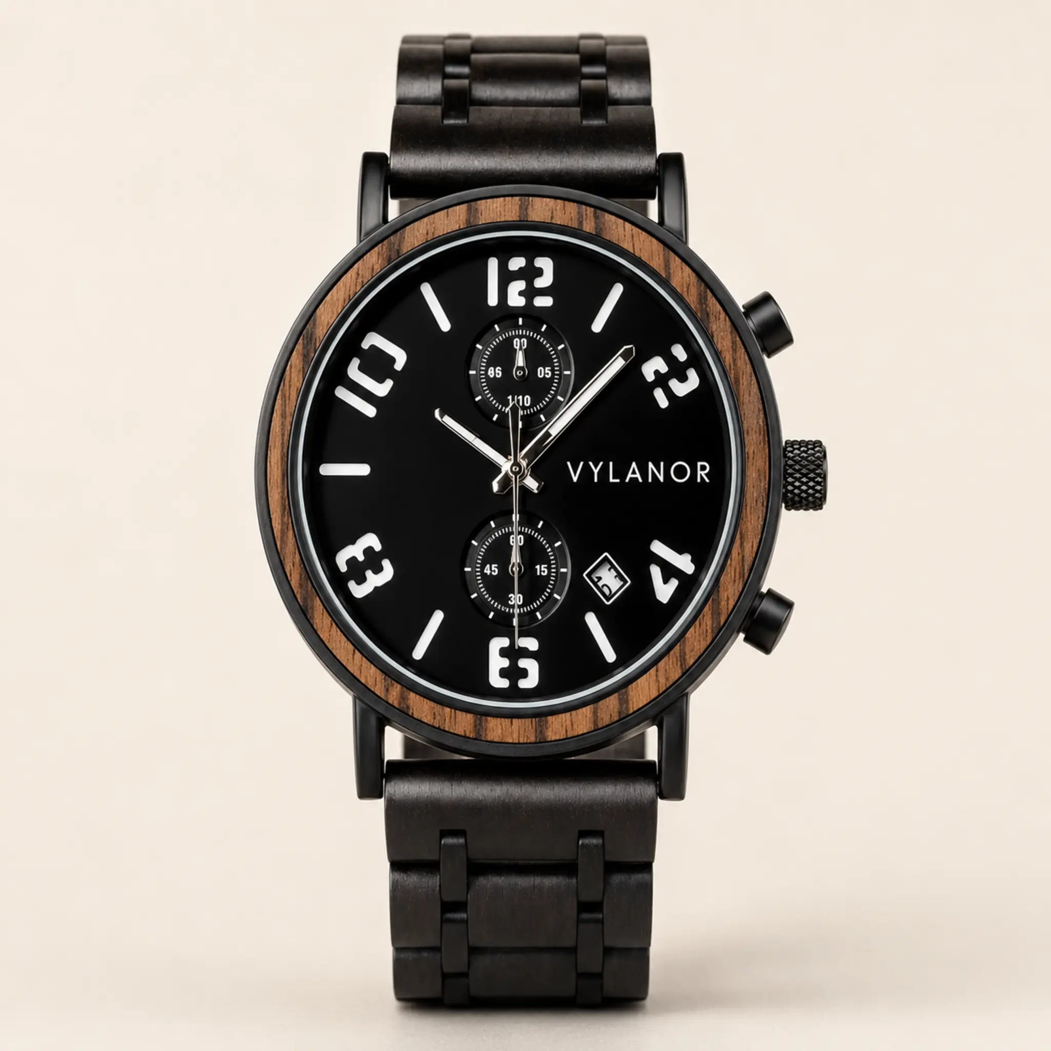 Reloj de madera para hombre Titan